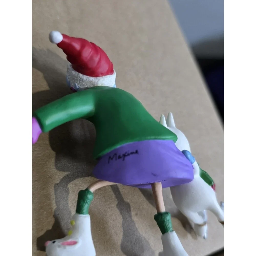 1999 Hallmark Keepsake Christmas Ornament Maxine On Thin Ice Skating!
